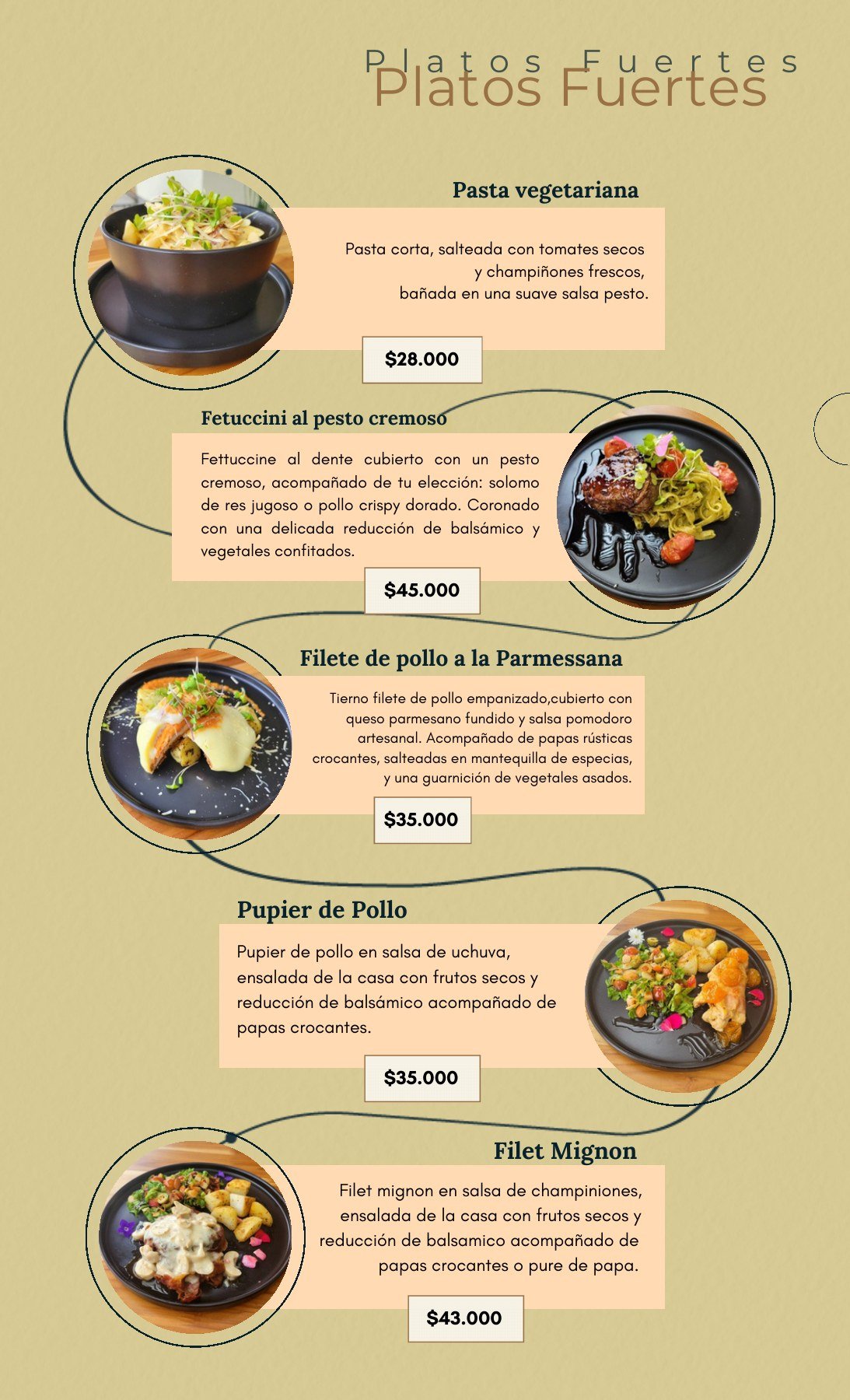 Carta de Entradas y platos fuertes, página 7